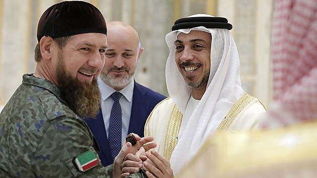 Ab� Zab�. �e�ensk� v�dce Ramzan Kadyrov na n�v�t�v� u �ajcha Mans�ra (2019) 