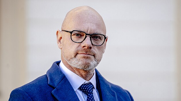 Robert Plaga (ANO), na tiskov� konferenci po jedn�n� s prezidentem Petrem Pavlem. (28. listopadu 2025).