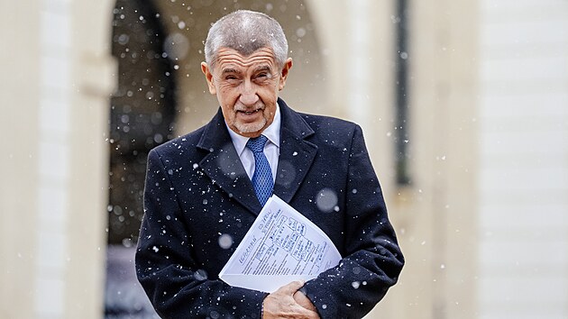 Andrej Babi� p�edal prezidentu Petru Pavlovi n�vrh na slo�en� nov� vl�dy. (26. listopadu 2025)