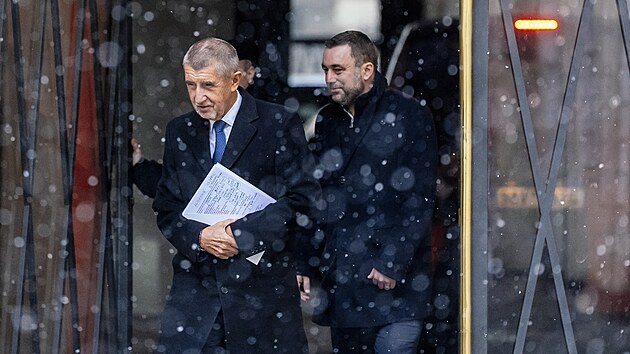 Andrej Babi� p�edal prezidentu Petru Pavlovi n�vrh na slo�en� nov� vl�dy. (26. listopadu 2025)