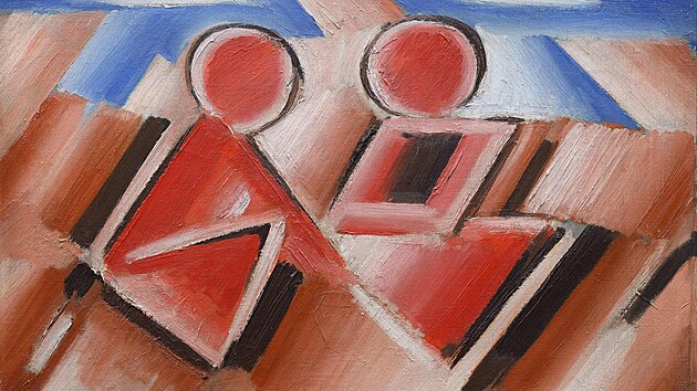 Obraz Josefa �apka Dv� d�ti (rub Nev�stky)