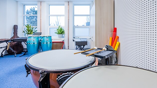 Oteven zrekonstruovanho pavilonu populrn hudby na ZU Stezina v Hradci Krlov (26. listopadu 2025)