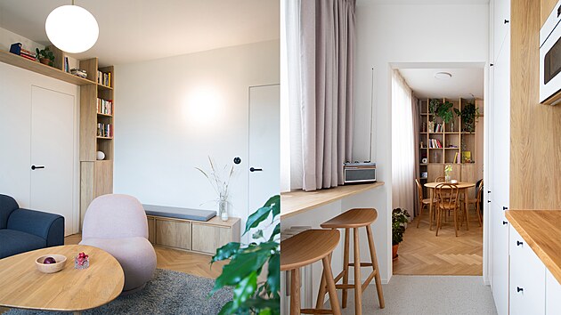 P�vodn� panelov� byt 3+kk v Brn� se majitelka rozhodla je�t� p�ed nast�hov�n�m prom�nit.