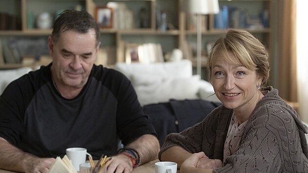 Miroslav Etzler a Klára Cibulková v seriálu Polabí (2025)