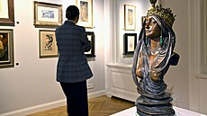 Velká sálová aukce Galerie European Arts, 28. listopadu 2025, Praha. Na snímku...
