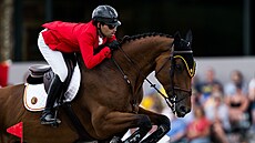 Abdel Saíd v sedle Bonne Amie.