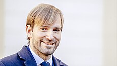 Adam Vojt�ch (ANO), na tiskové konferenci po jednání s prezidentem Petrem...