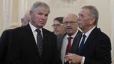 Prezident Petr Pavel p�ivítal na Pra�ském hrad� zástupce Rady Asociace kraj�...