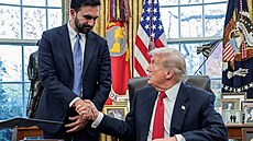 Americký prezident Donald Trump se v Bílém dom� setkal se zvoleným newyorským...