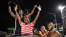 Postup fotbalist� Haiti na mistrovství sv�ta od�puntoval oslavy v hlavním m�st�...