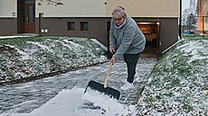 �eskou republiku zasáhlo mrazivé po�así. Sn�ilo v Beskydech, ale i v Brn�....
