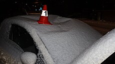 �idi�ka v Jeseníku dostala smyk a sjela do �eky B�lá. (25. listopadu 2025)