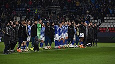 Hrá�i Sigma se radují po vít�zství s Celje.