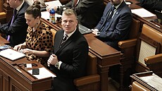 Schze Poslanecké snmovny. Na snímku Filip Turek (za Motoristy sob). (26....