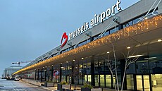 Mezinárodní leti�t� v Bruselu. Belgii ochromila generální stávka. (26....