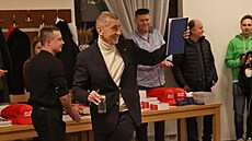 �éf hnutí ANO a pravd�podobný p�í�tí premiér Andrej Babi� na setkání se svými...