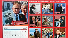 Kalendá� ruského diktátora Vladimira Putina na rok 2026 (nedatováno)