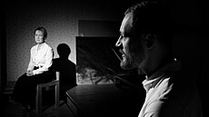 Z p�edstavení Popelka nazaretská v Klubovn� Divadla v Celetné