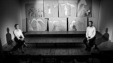 Z p�edstavení Popelka nazaretská v Klubovn� Divadla v Celetné