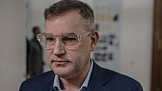 Mojmír Hampl, p�edseda Národní rozpo�tové rady, ve Sn�movn� (24. listopadu 2025)