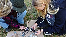 �Sázení strom� p�edstavuje krásný p�íklad, jak lze vzd�lávání prom�nit v konkrétní �in,� p�iblí�ila �editelka Geoparku Ralsko Lenka Mrázová.