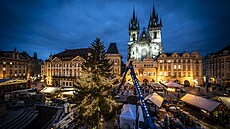 Zdobení váno�ního strome�ku na Starom�stském nám�stí (27. listopadu 2025)