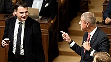 P�edseda ANO Andrej Babi� na mimo�ádné sch�zi Sn�movny k tomu, jak bude �e�it...