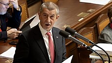 P�edseda ANO Andrej Babi� na mimo�ádné sch�zi Sn�movny k tomu, jak bude �e�it...