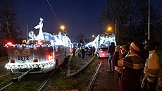 Váno�ní tramvaje v roce 2024. Maza�ka byla st�edem zájmu.