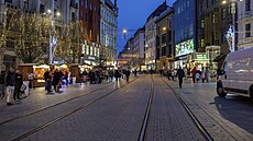 Váno�n� osv�tlené nám�stí Svobody v Brn� (20. listopadu 2025)