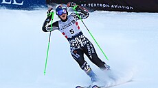 Alice Robinsonová z Nového Zélandu slaví vít�zství v ob�ím slalomu na Copper...