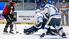 Kladno, 23. 11. 2025. Rytí�i Kladno - Sparta Praha. St�ídající domácí branká�...
