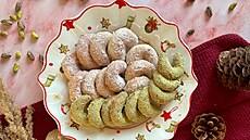 Vanilkové rohlíky s pistáciemi podle Vojtcha Blaka