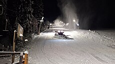 V Pot��kách se poprvé ly�a�i sklouznou v úterý 25. listopadu.