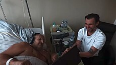 Leo� Mare� chodí za Patrikem Hezuckým do nemocnice ka�dý den. (25. listopadu...