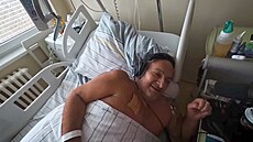 Patrik Hezucký se p�i natá�ení podcastu z nemocnice sv��il, �e pod sto kilo...