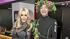 Dolly Buster a David Key na k�tu duhového vína v Bratislav� (20. listopadu 2025)