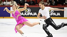 �e�tí krasobrusla�i Natálie Taschlerová a Filip Taschler b�hem Finské brusle