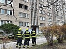 Kv�li po��ru bytu na Spo�ilov� v ned�li vyj�d�ly jednotky z�chrann�ho...