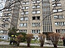 Kv�li po��ru bytu na Spo�ilov� v ned�li vyj�d�ly jednotky z�chrann�ho...