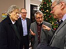 Britsk� re�is�r a zl�nsk� rod�k Tom Stoppard na setk�n� se zl�nsk�m...