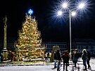 Slavnostn� rozsv�cen� v�no�n�ho stromku na Nov�m Hr�dku si m�stn� u�ili s...