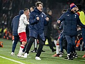 Pardubický kou Jan Trousil slaví gól na Spart.