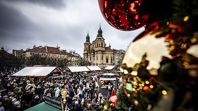 V�no�n� trhy na Starom�stsk�m n�m�st� (29. listopadu 2025)
