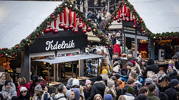 V�no�n� trhy na Starom�stsk�m n�m�st� (29. listopadu 2025)