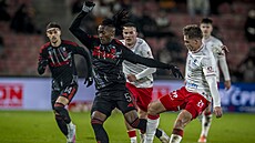 Momentka ze zápasu Sparta Praha � Pardubice.