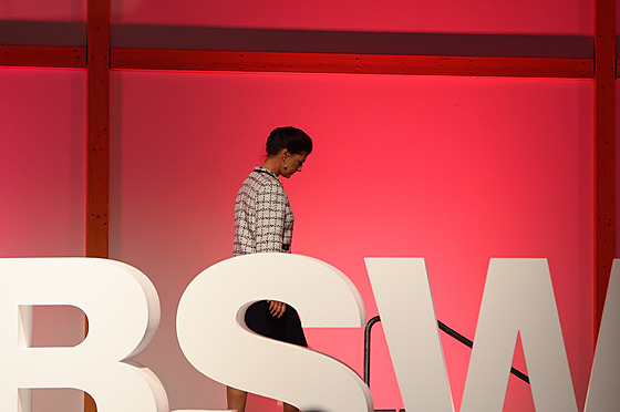 N�mecké levicov� populistické Spojenectví Sahry Wagenknechtové (BSW)...