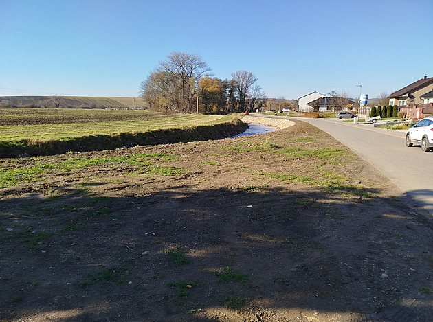 Povodn v roce 2024 zasáhly i obec Nivnici, kde se rozvodnila eka Nivnika....