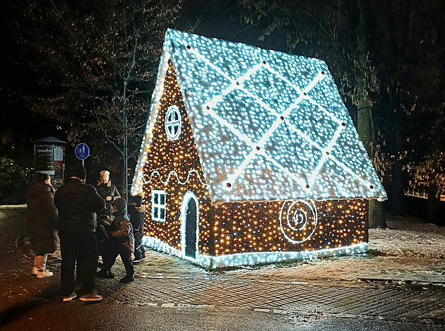 Pernkov chaloupka stoj v parku Na Sadech v centru eskch Budjovic.