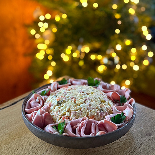 Bramborový salát s mortadelou podle Patrika Bečváře